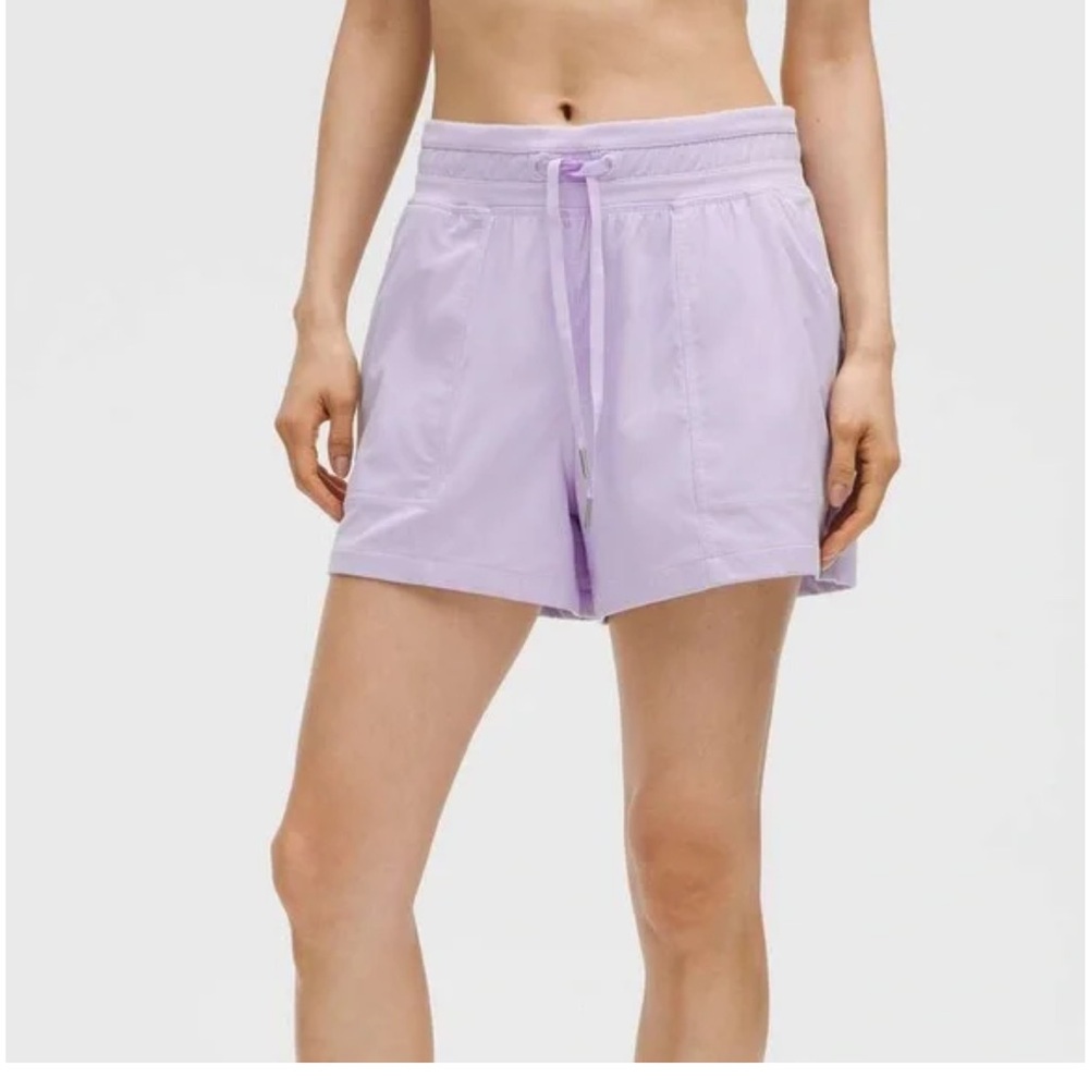 Lululemon Light Purple Dance Studio High Rise Shorts